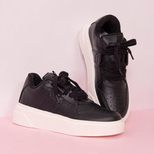 Load image into Gallery viewer, Euro 1 Black Sneakers
