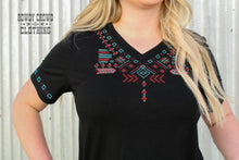 Load image into Gallery viewer, western blouse, western apparel, western boho, western top, western embroidered top, western tops, womens western shirts, western tops, cowgirl tops, western attire, western fashion, western clothing, western wholesale, wholesale clothing
