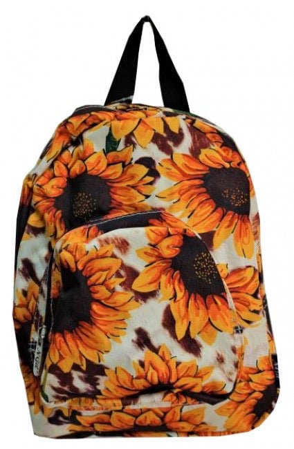 Sunflower Cow Mini Backpack