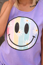 Load image into Gallery viewer, Rainbow Daisy Smiley Tank/Tee
