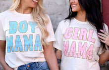 Load image into Gallery viewer, Boy Mama &amp; Girl Mama Faux Patch Tees
